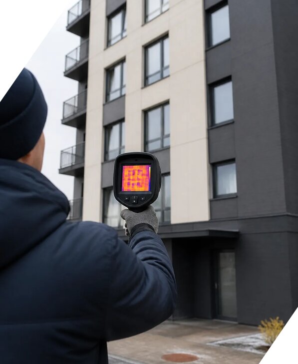Тепловизионное обследование зданий в Мончегорске от 5050 р. | ЭкспертизаРоссия